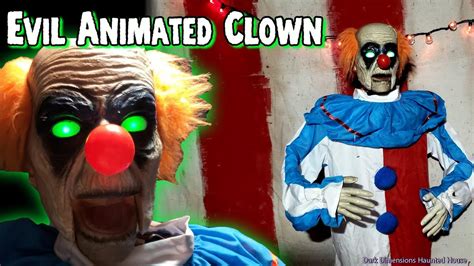 Evil Animated Clown Animatronic By Spirit Halloween Unboxing Setup