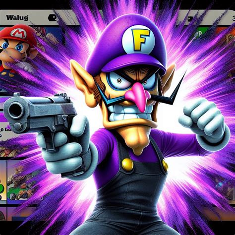 Waluigi For Smash by VilgotEk2 on DeviantArt