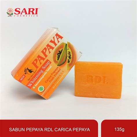 Jual Sari Cosmetics Sabun Papaya Rdl Original Extract Carica Pepaya