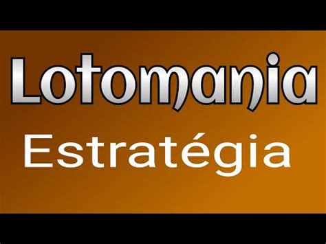 Lotomania Estrat Gia De Fechamento E An Lise Youtube