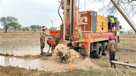 Borewell Drilling 5 Hp Water 60 Feet Deep Boring And 100 Water Youtube