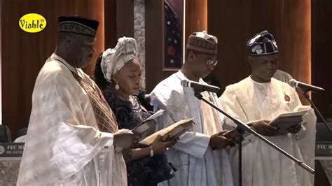 Just In President Tinubu Swears In New Perm Secs Presides Over Fec