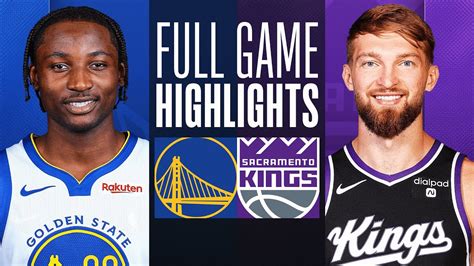 Warriors At Kings Nba Preseason Full Game Highlights October 15