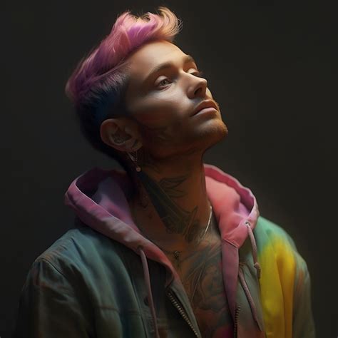 Toma cinematográfica de una joven y atractiva maestra gay de pelo corto