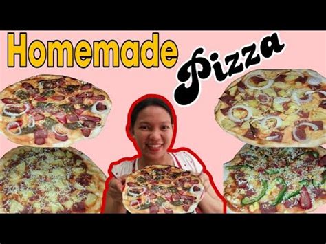 Homemade Pizza Na Swak Sa Bulsa Sekreto Ng Masarap At Crispy Pizza