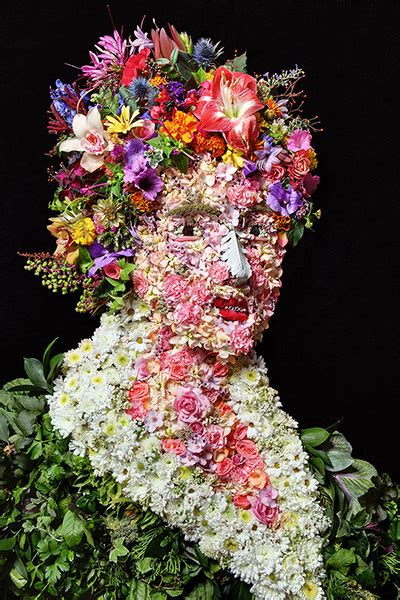 Creative Portraits Made Of Fruits Vegetables And Flowers