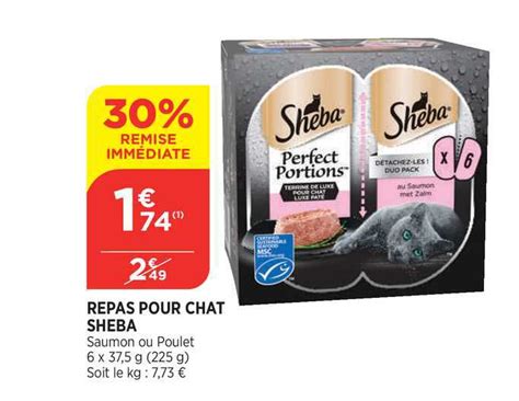 Offre Repas Pour Chat Sheba Chez Bi1