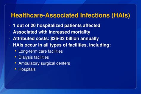 Ppt Cdc Winnable Battles Preventing Healthcare Associated Infections