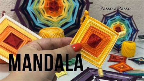 Como fazer MANDALA DE LÃ passo a passo FÁCIL para iniciantes YouTube