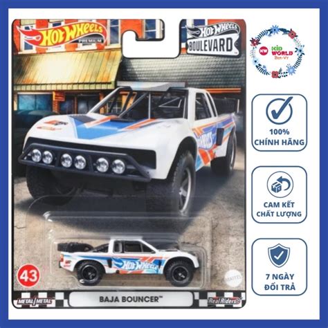 Xe mô hình Hot Wheels Premium Boulevard Series Baja Bouncer HCR08 bánh cao su Shopee Việt Nam
