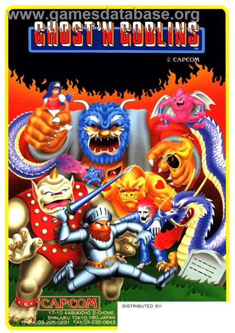 Ghosts'n Goblins - Nintendo Game Boy Color - Artwork - Advert