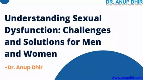 Ppt Sexual Dysfunction In Men And Women Dr Anup Dhir Powerpoint