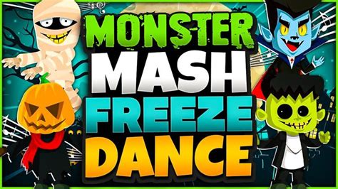 🎃 Monster Mash 🎃 Freeze Dance 🎃 Halloween Brain Break 🎃 Just Dance in ...