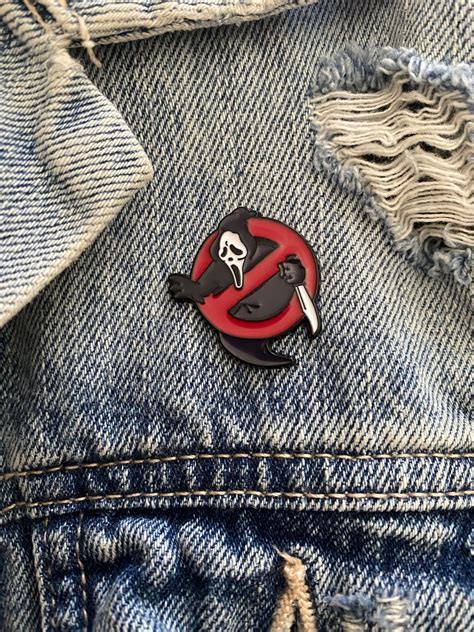 Ghostface Scream Horror Movie Enamel Pin Ghost Busters Horror Etsy