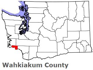 Wahkiakum County On The Map Of Washington 2026 Cities Roads Borders