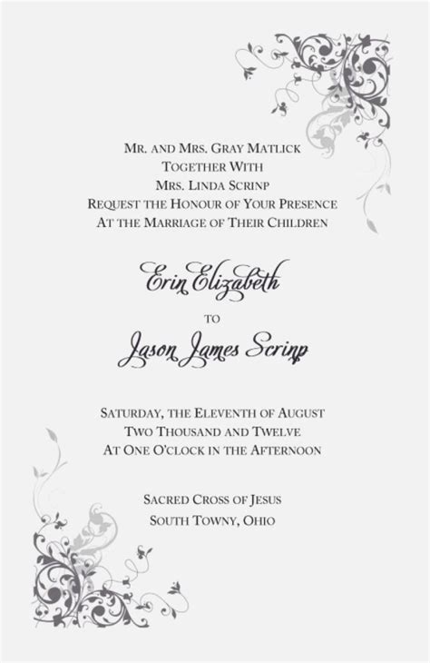 30 Exclusive Image Of Catholic Wedding Invitations