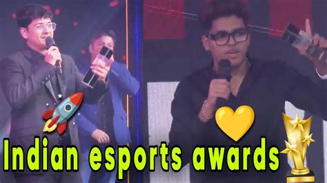 Jonathan And Mortal 💛🚀won Best Esports Player And Icon Of The Year