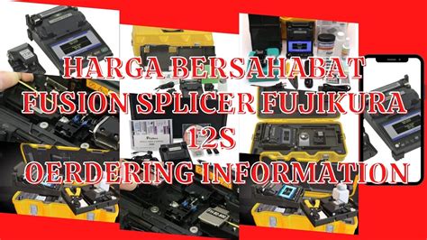 Pusat Fiber Optic Di Indonesia Fujikura 12s Fusion Splicer Ptdwi