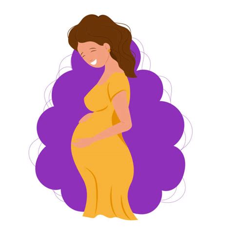 10 Funny Pregnant Belly Backgrounds Stock Illustrations Royalty Free