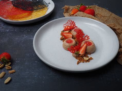 How To Make A Coral Tuile Garnish Ilaria Marzullo