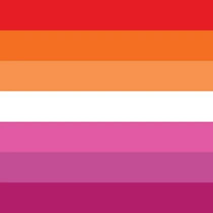 Lesbian pride flag