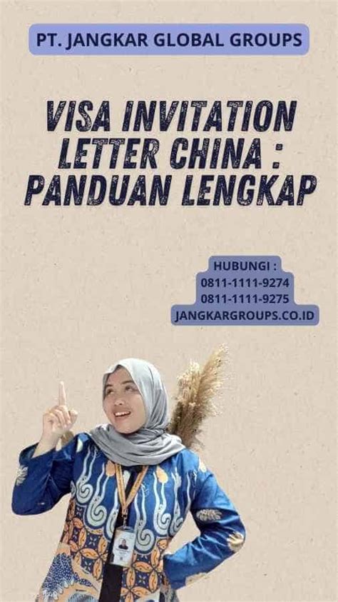 Visa Invitation Letter China Panduan Lengkap Jangkar Global Groups