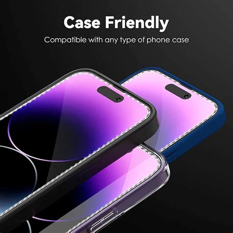 9h 3d Big Curved Edge Full Cover Screen Protector For Iphone 15 14pro