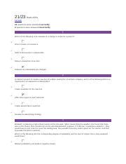 PM Milestone 1 Docx 21 23 That S 91 RETAKE 21 Questions Were