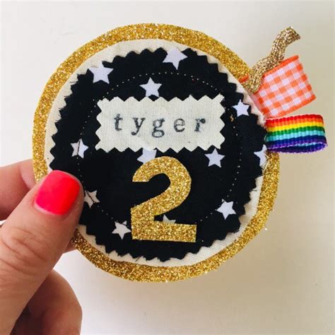 Custom Birthday Pin Kids Birthday Pin Custom Number Badge Etsy Uk