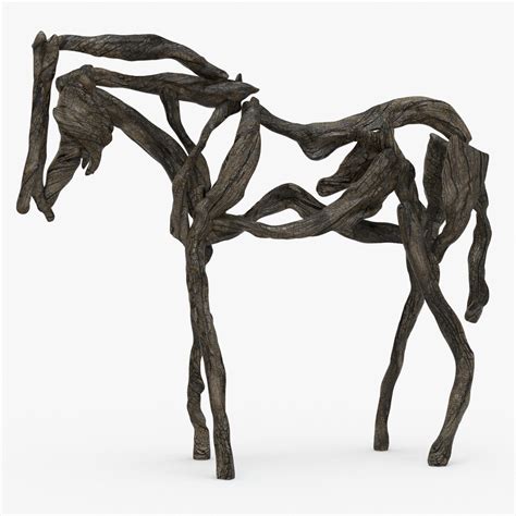 Escultura De Cavalo Modelo 3D 49 Fbx Max C4d Ma Xsi 3ds Obj