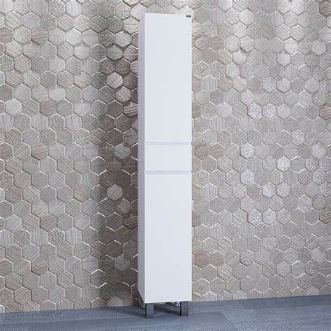 Шкаф-пенал напольный белый "Марс 30" - купить за 18939 руб в интернет ...