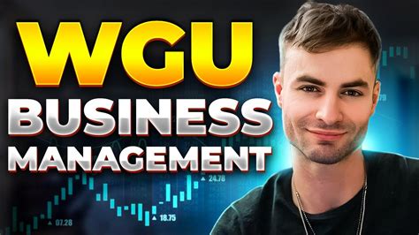 Wgu Business Management Degree Graduate In 6 Months Youtube