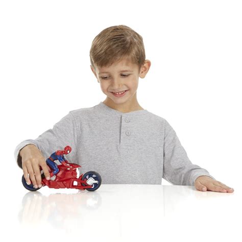 Игровой набор 'Мотоцикл Человека-паука' (Spider-Man with Spider ...