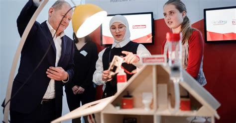 Girlsday Auftakt Mit Bundeskanzler Olaf Scholz Initiative D