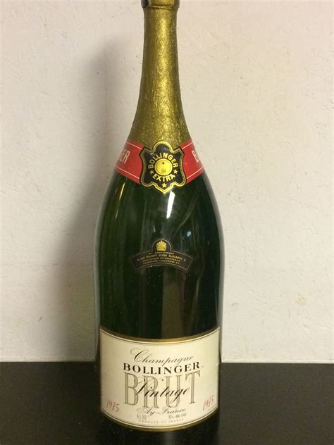 6 Litre 1975 Bollinger Wine Label Packaging Champagne Bottle Champagne