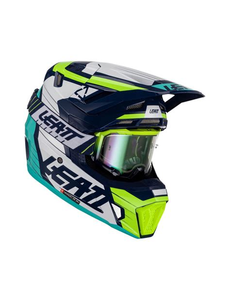 Kit Casco Moto V Casco Antiparras Blue