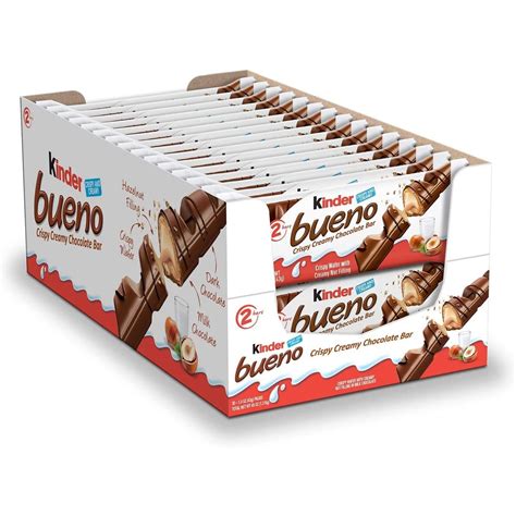 Kinder Bueno Chocolate Ao Leite Wafer Pacote Unidades G