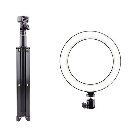 Jrocdr 8 Selfie Ring Light With Tripod Stand And Wireless Remote Led