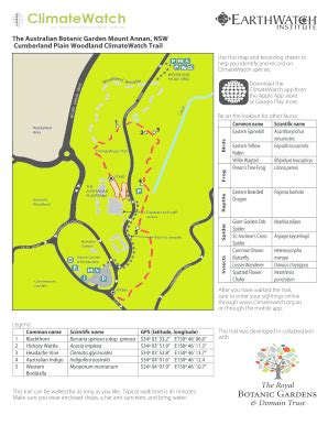 Mt Annan Botanic Gardens Map - Fill Online, Printable, Fillable, Blank ...