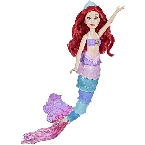 Boneca Ariel Arco Íris Disney Princes Filme A Pequena Sereia Submarino