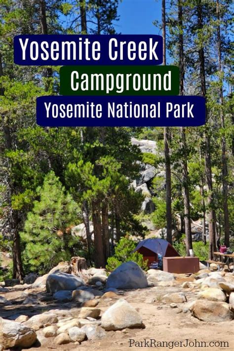 Yosemite Creek Campground - Yosemite National Park | Park Ranger John