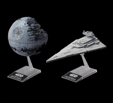 Star Wars Model Kit Death Star II & Imperial Star Destroyer Bandai Star ...