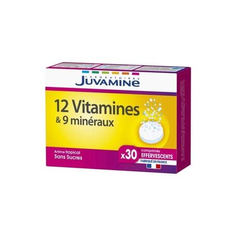 Juvamine New Vitamines Min Raux Comprim S Effervescents