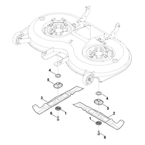 Blade For Stihl Rt 61271 Zl Ride On Mower Lands Engineers