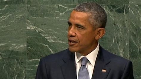 Obama Tells Un Syrias Assad Must Go Bbc News