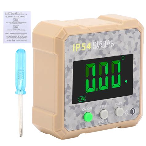 Pristin Inclinometer Box Telecommunication Waterproof Inclinometer LCD