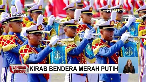 Bendera Pusaka Dan Naskah Proklamasi Dibawa Dengan Kereta Kencana Ki