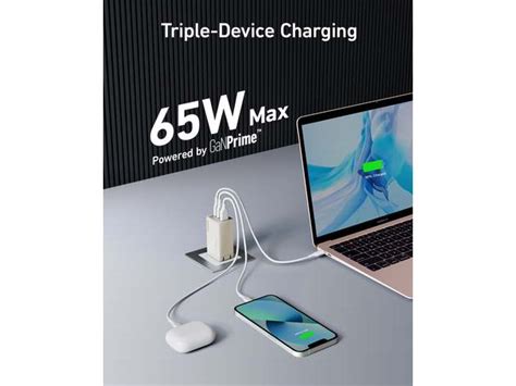 Anker 735 Charger GaNPrime 65W Champagne TMZ