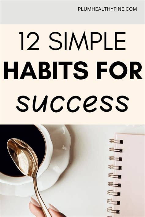 12 Good Habits Of Successful People Success Habits Daily Routines