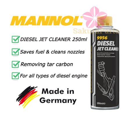 MANNOL 9956 Diesel Jet Cleaner 250ml for Diesel Engine Fuel Injector ...